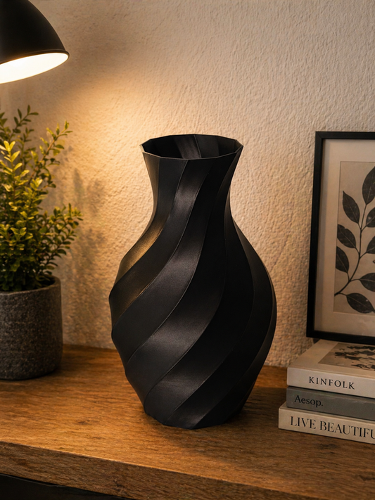 Vortex Vase™ – 18 cm – Spiralförmige Design-Vase